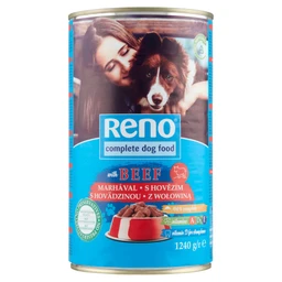 Reno Reno Konzerv teljes értékű állateledel felnőtt kutyák számára marhával 1240 g