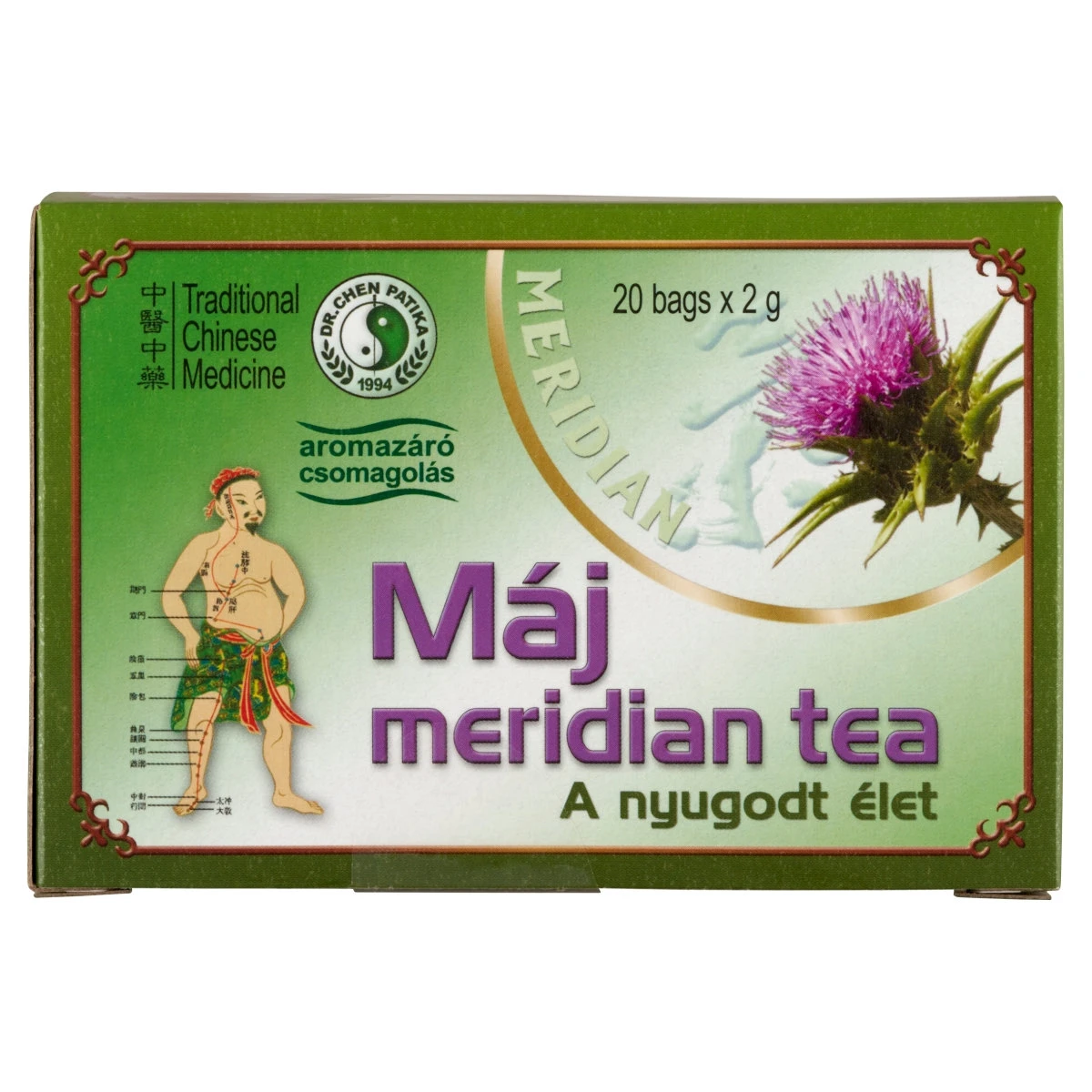 DR CHEN PATIKA Máj meridián tea 20x2g, 0,04 kg