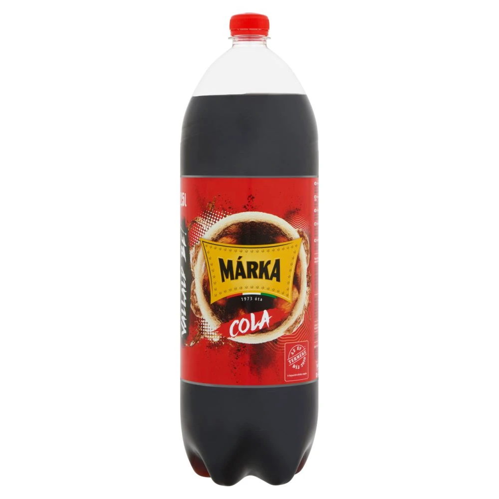 Márka Cola ízű szénsavas üdítőital cukorral és édesítőszerekkel 2,5 l