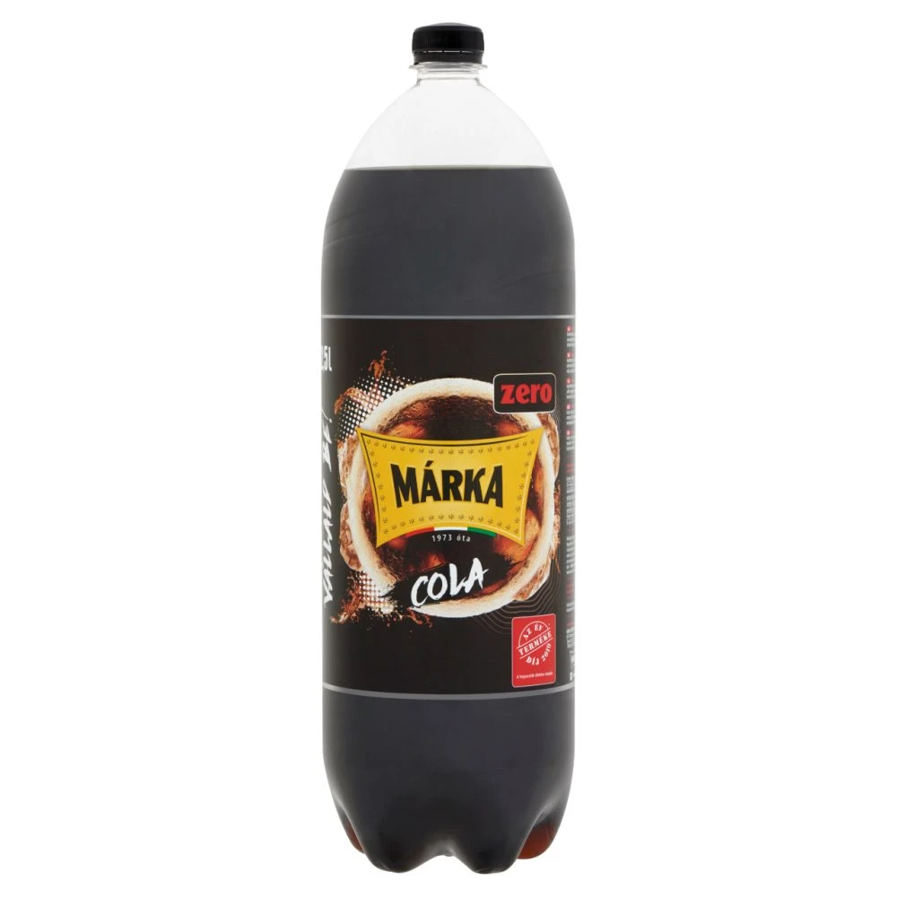 Márka Zero cola ízű szénsavas üdítőital édesítőszerekkel 2,5 l