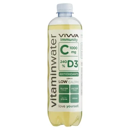 Viwa Viwa Vitaminwater Immunity C 1000 citrom ízű szénsavmentes üdítőital 0,5 l