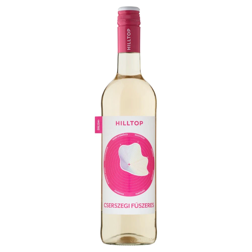 Hilltop Neszmélyi Cserszegi Fűszeres száraz fehér bor 10,5% 75cl
