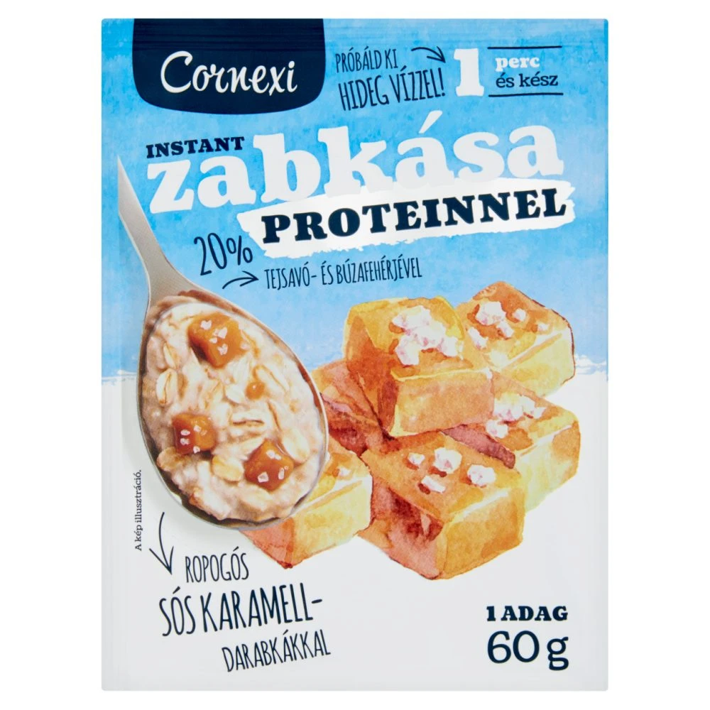 Cornexi sós karamellás instant zabkása proteinnel 60 g
