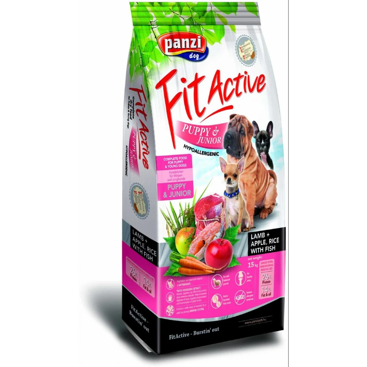 Panzi Fit Active Puppy&Junior szárazeledel kölyök és növendék kutyák számára 4 kg