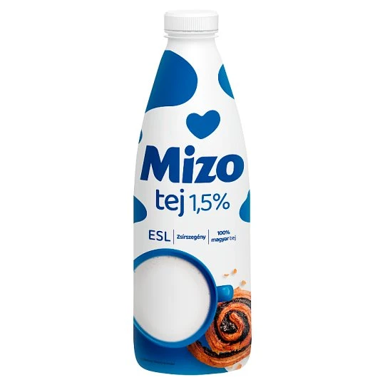 Mizo zsírszegény tej 1,5% 1,5 l