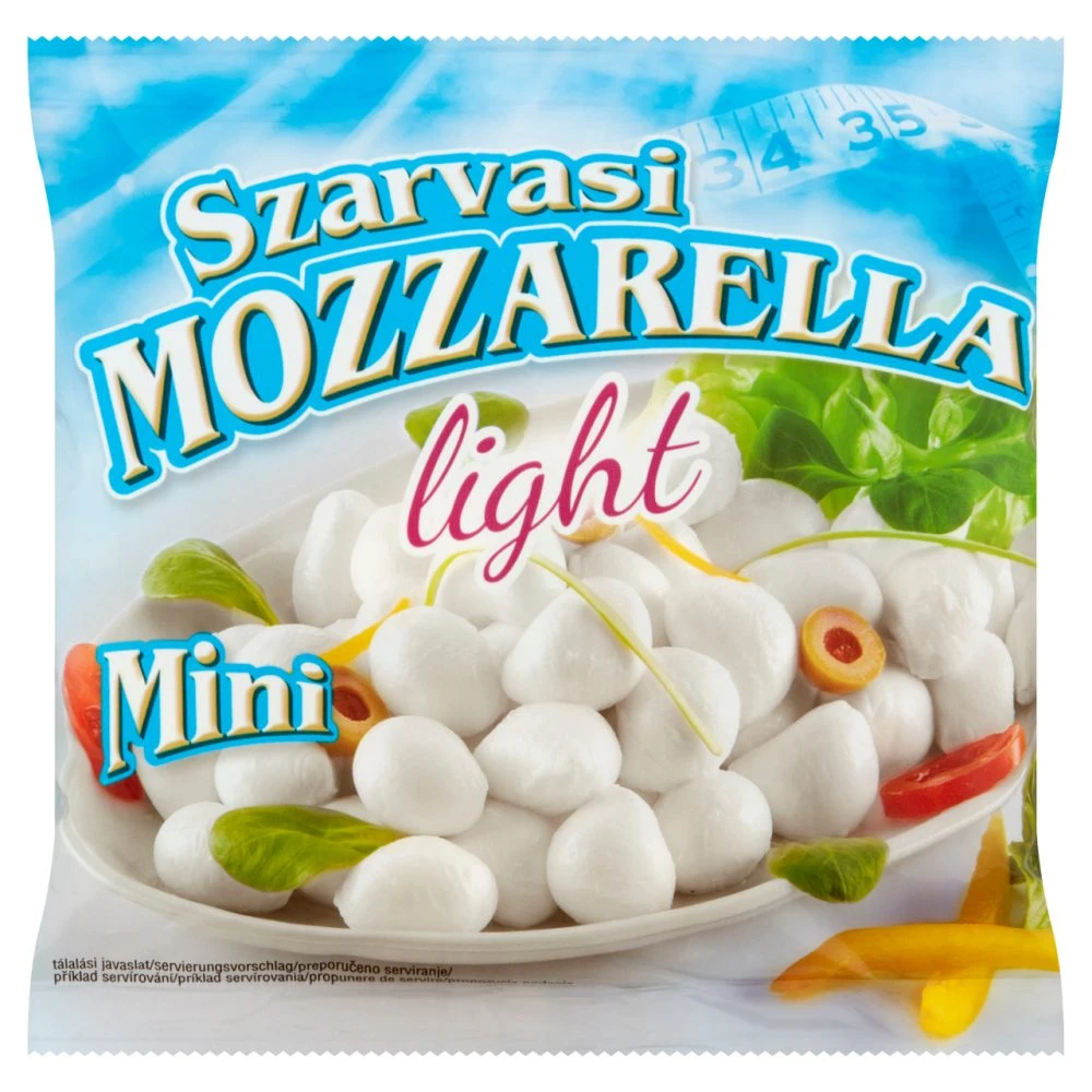 Szarvasi Mozzarella Light félzsíros lágy sajt 100 g