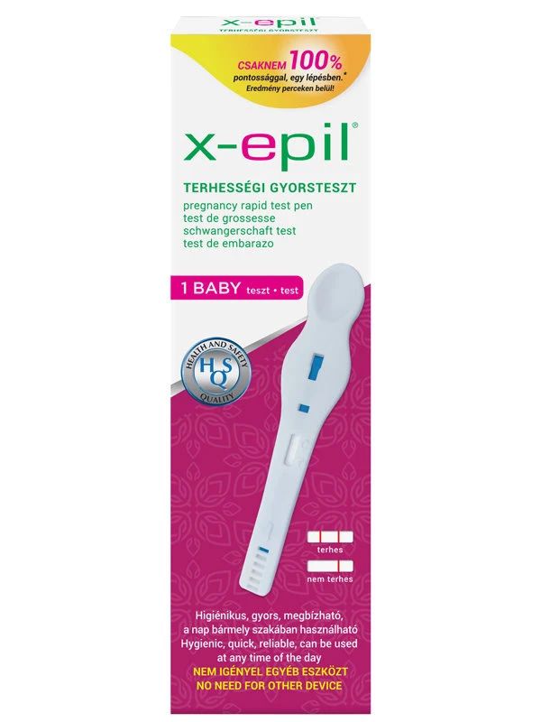 X epil Terhességi Gyorsteszt 1 Db