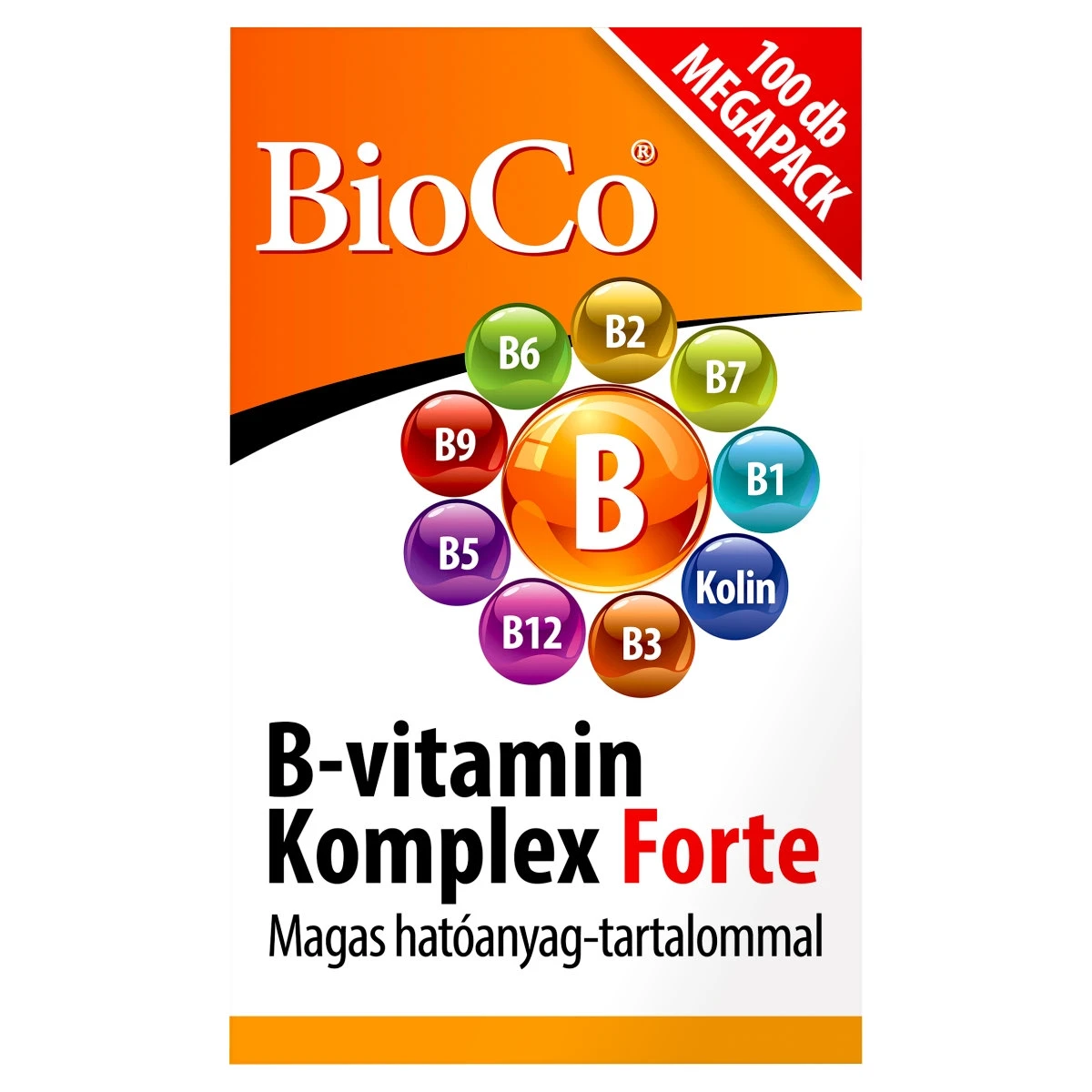 BioCo B vitamin Komplex Forte Megapack 100x