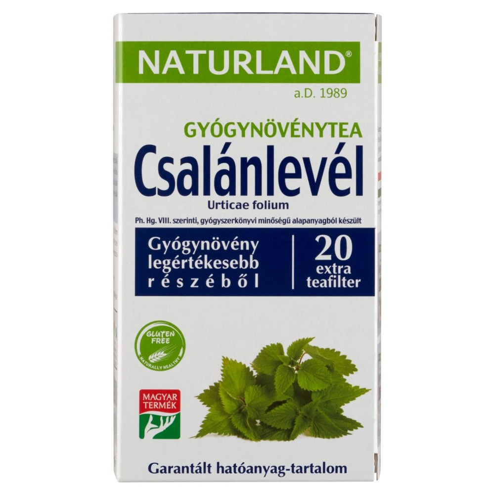 Naturland Herbal csalánlevél gyógynövénytea 20 filter 30 g