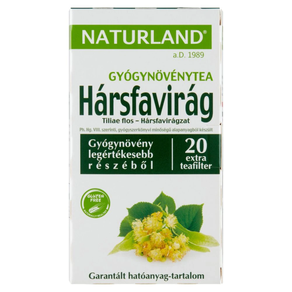 Naturland Herbal hársfavirág gyógynövénytea 20 filter 25 g