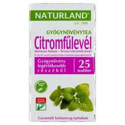 Naturland Naturland Herbal citromfűlevél gyógynövénytea 25 filter 25 g