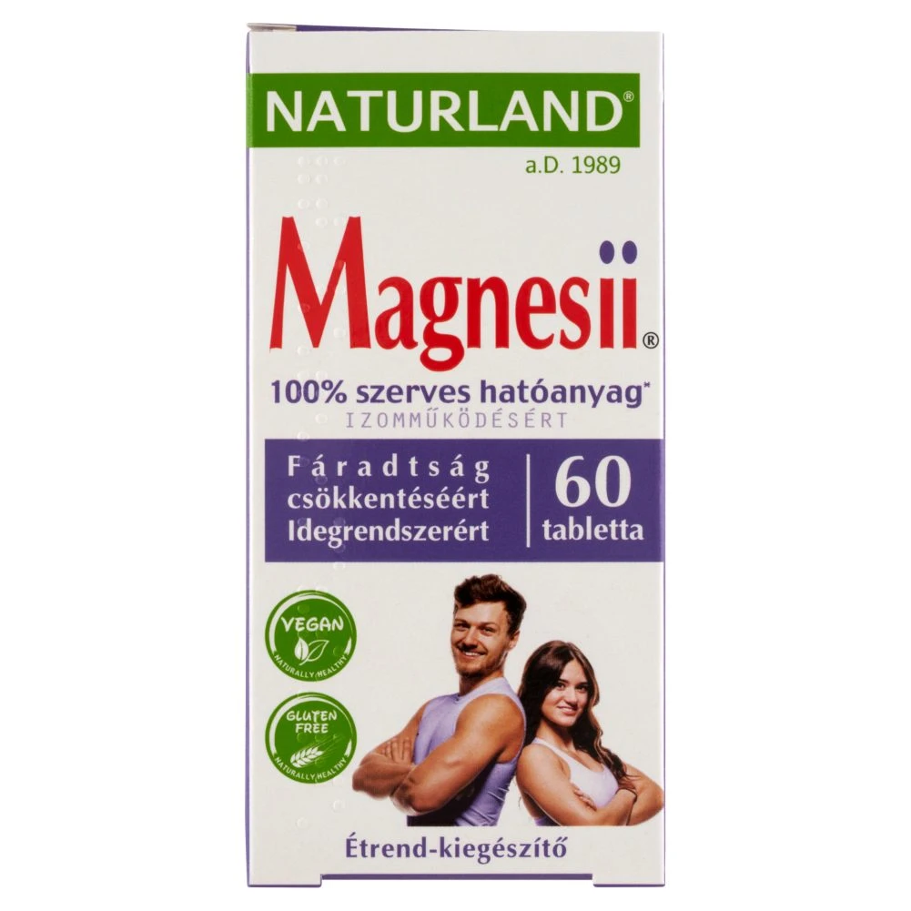 Naturland Magnézium Tabletta 60 Db