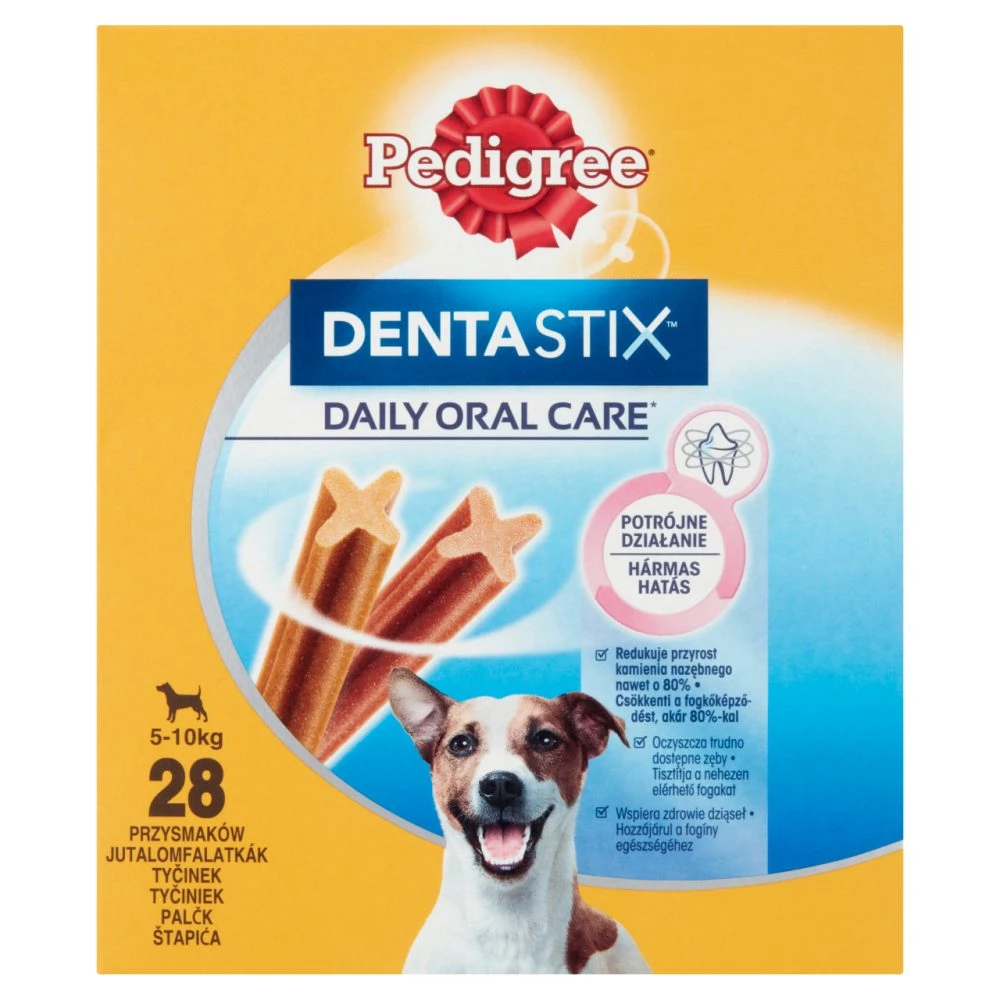 Pedigree DentaStix jutalomfalat 5 10 kg os kutyáknak 28 db 440 g