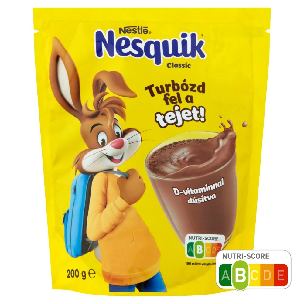 Nestlé Nesquik instant cukrozott kakaó italpor vitaminokkal és ásványi anyagokkal 200 g