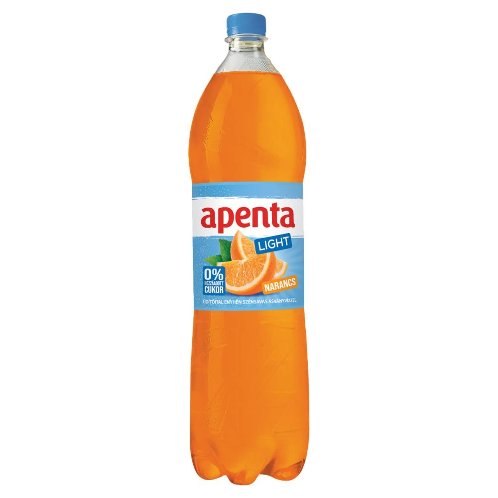 Apenta Light narancs üdítőital enyhén szénsavas ásványvízzel 1,5 l