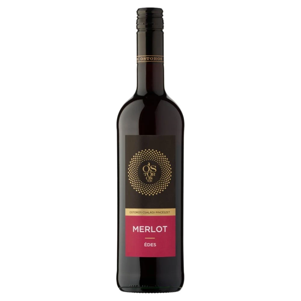 Ostorosbor Felső-Magyarországi Merlot édes vörösbor 11,5% 750 ml