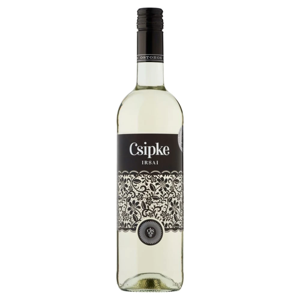 Ostorosbor Csipke Fehér Felső Magyarországi Irsai Olivér száraz fehér bor 11,5% 750 ml