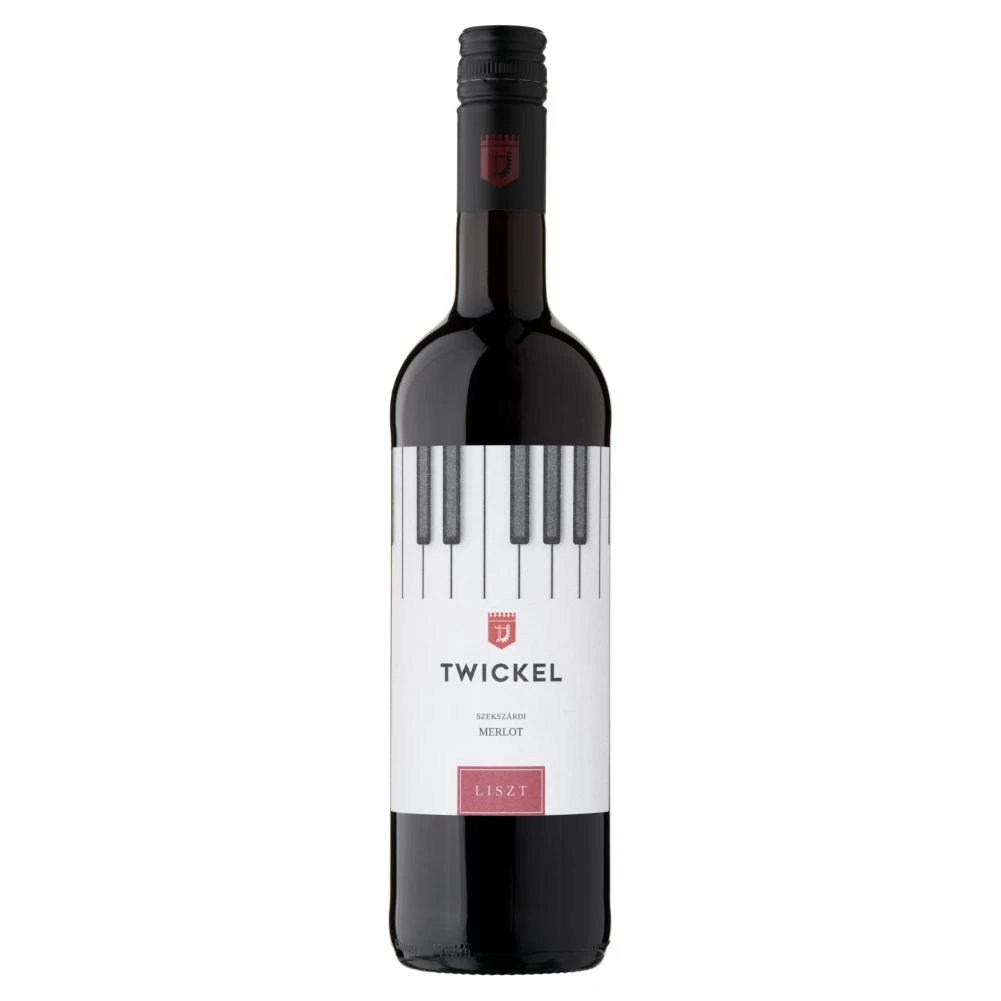 Twickel Liszt Szekszárdi Merlot száraz vörösbor 13% 750 ml