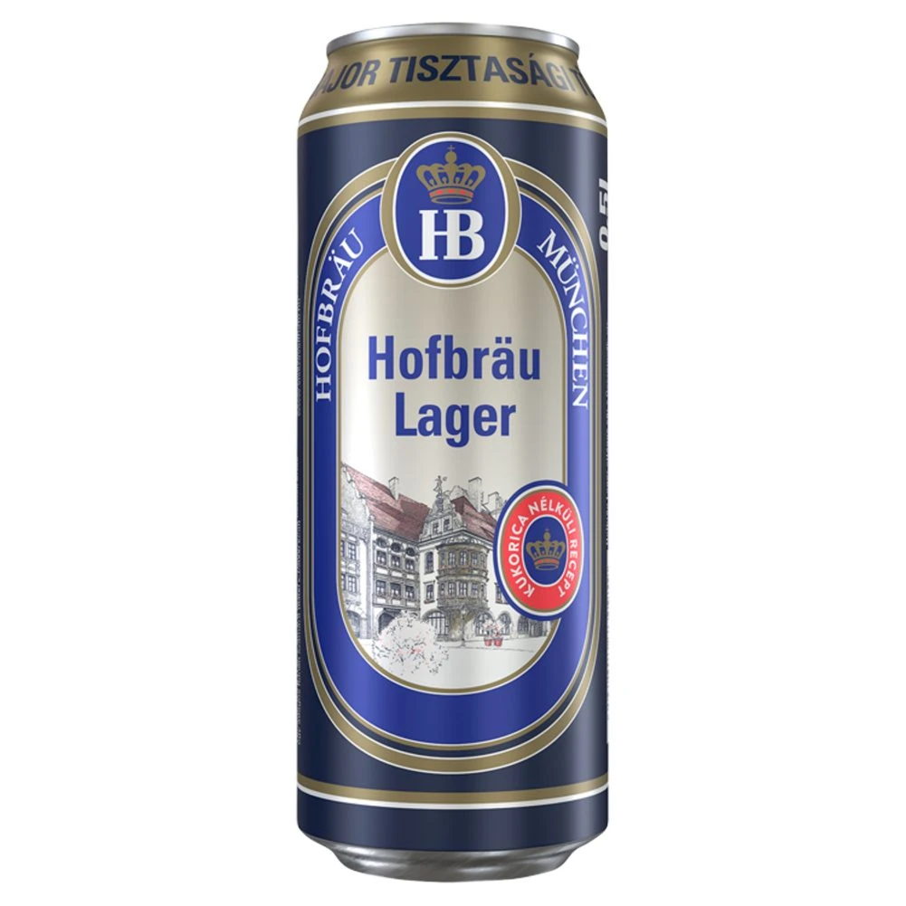 Hofbrau Lager vil gos s r 0 5 l dobozos akci rt kel sek