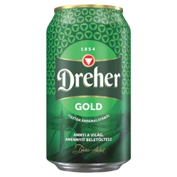 Dreher Dreher Gold minőségi világos sör 5% 0,33 l