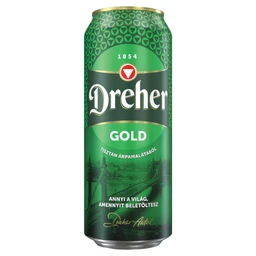 Dreher Dreher Gold minőségi világos sör 0,5l dobozos