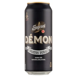 Soproni Soproni Óvatos Duhaj Démon minőségi barna sör 5,2% 0,5 l doboz
