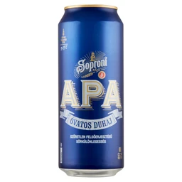  Soproni Óvatos Duhaj APA minőségi világos sör 5,5% 0,5 l doboz