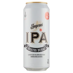  Soproni IPA Óvatos Duhaj minőségi világos sör 0,5 l 4,8% doboz