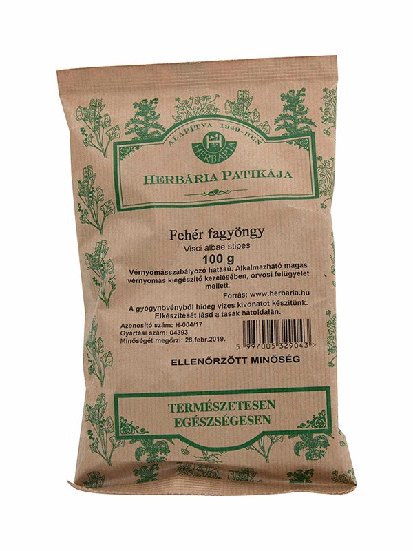 Herbária Patikája Fehér fagyöngy szálas tea, 100 g