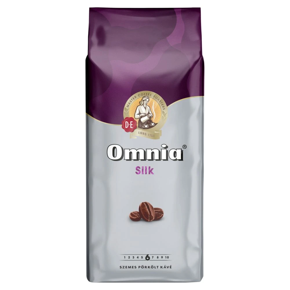 Douwe Egberts Omnia Silk szemes pörkölt kávé 1000g