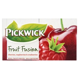 Pickwick Pickwick Fruit Fusion meggy, málna, vörösáfonya ízű gyümölcs , és gyógynövénytea 20 filter 40 g