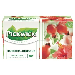 Pickwick Pickwick Herbal Goodness csipkebogyó tea hibiszkusszal 20 filter 50 g