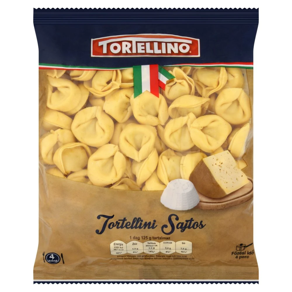 Tortellino Tortellini sajtos friss tészta 500 g