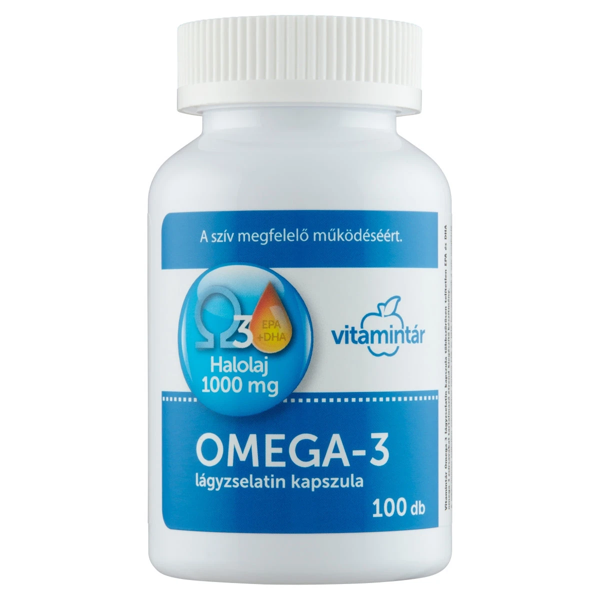 Vitamintár 1000 mg Omega 3 lágyzselatin kapszula 100x