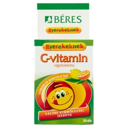 Béres Béres Egészségtár C vitamin rágótabletta gyerekeknek 30x