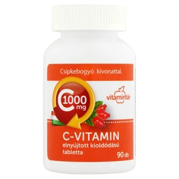 Vitamintár Vitamintár C Vitamin tabletta csipkebogyóval, 90 db