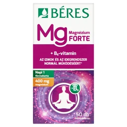 Béres Béres Magnézium 400mg+b6 Forte Ftb 50db