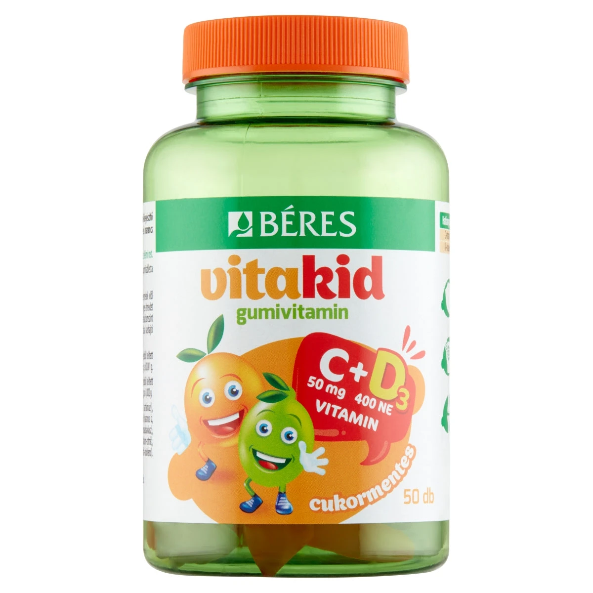 Béres VitaKid C+D3 Gumivitamin, 50 db