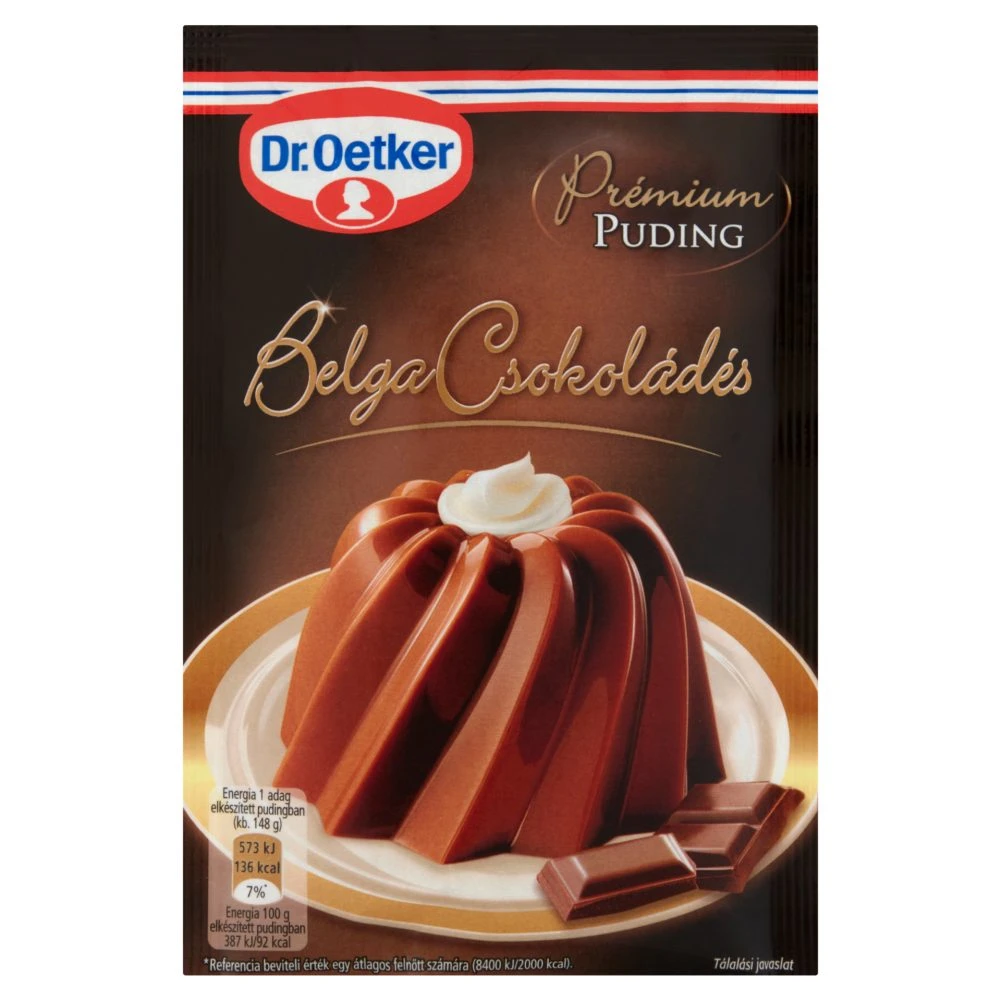 Dr. Oetker Prémium belga csokoládés pudingpor 54 g