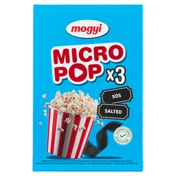 Mogyi Mogyi Micro Pop sós popcorn 3x100g