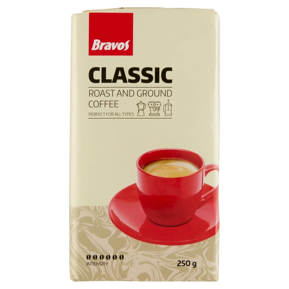 Bravos classic őrölt kávé 250 g