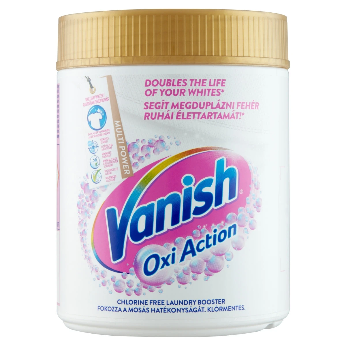 Vanish Oxi Action folteltávolító és fehérítő por 470 g