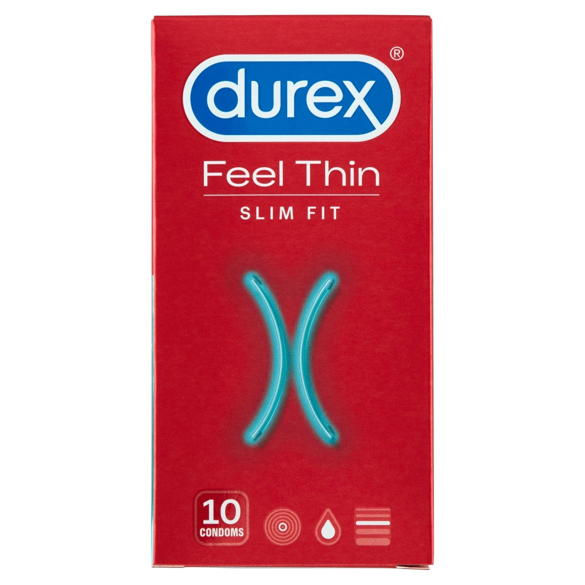 Durex Óvszer, feel thin slim fit, 10 db