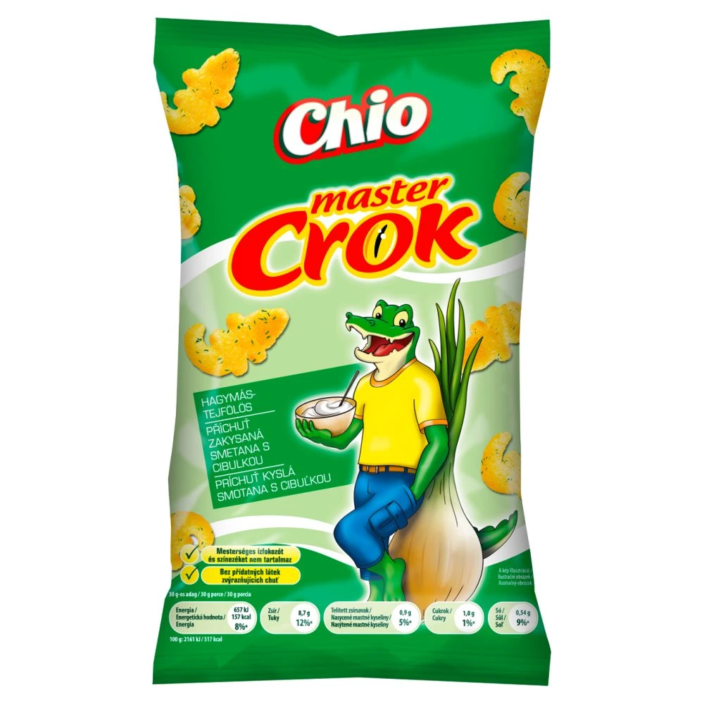 Chio Master Crok hagymás tejfölös kukoricasnack 40 g
