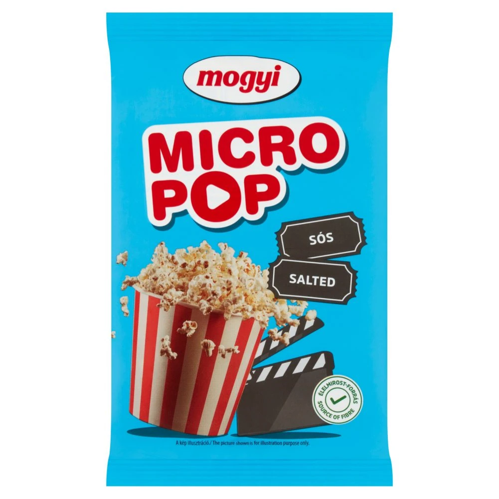 Mogyi Micro Pop sós popcorn, mikrohullámú sütőben elkészíthető pattogatni való kukorica 100g