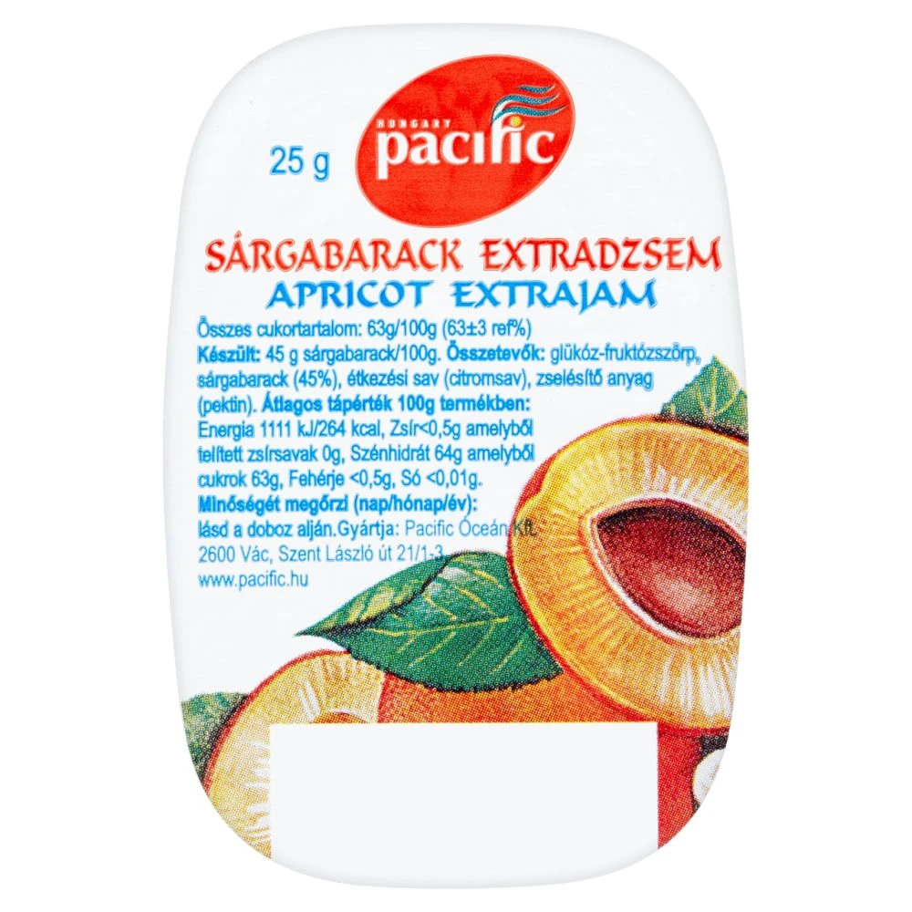 Pacific sárgabarack extra dzsem 25g