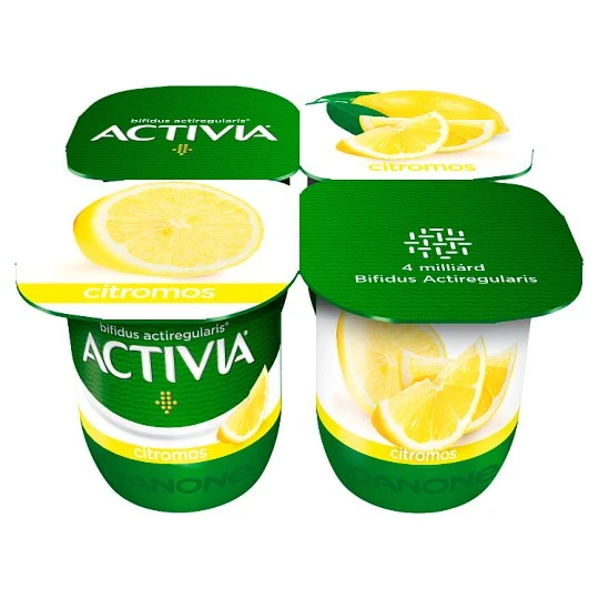Danone Activia élőflórás citromos joghurt 4 x 125 g