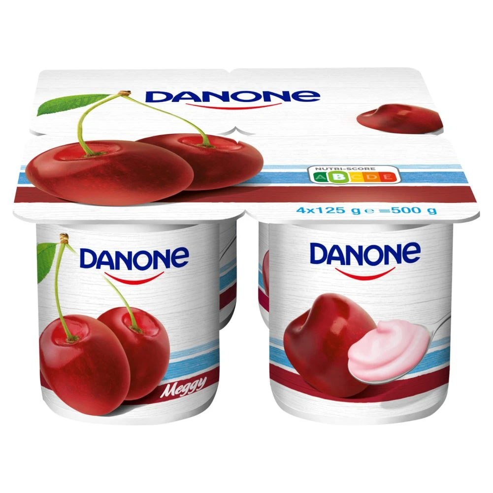 Danone meggyízű, élőflórás, zsírszegény joghurt 4 x 125 g