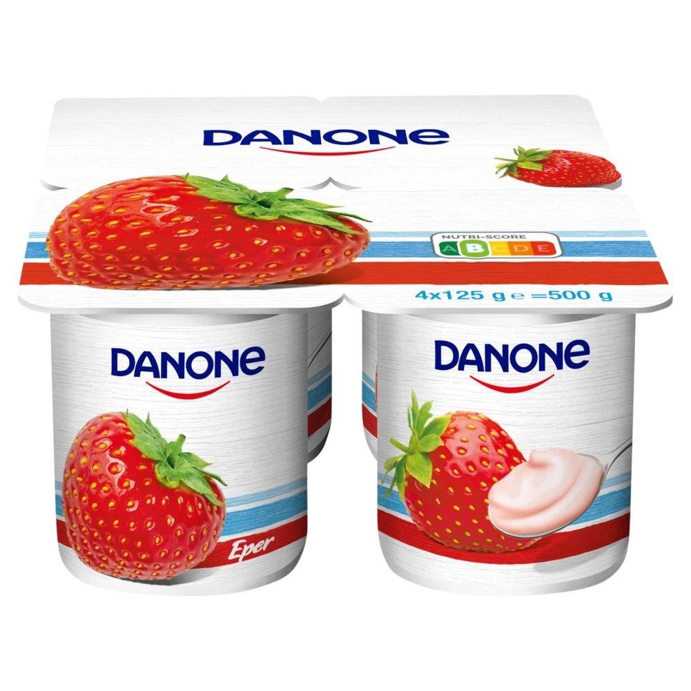 Danone eperízű, élőflórás, zsírszegény joghurt 4 x 125 g