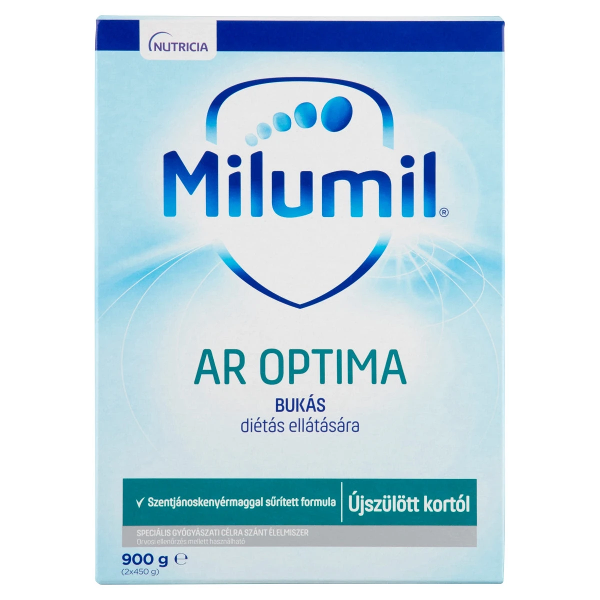 Milumil AR Optima speciális gyógyászati célra szánt tápszer újszülött kortól 900 g